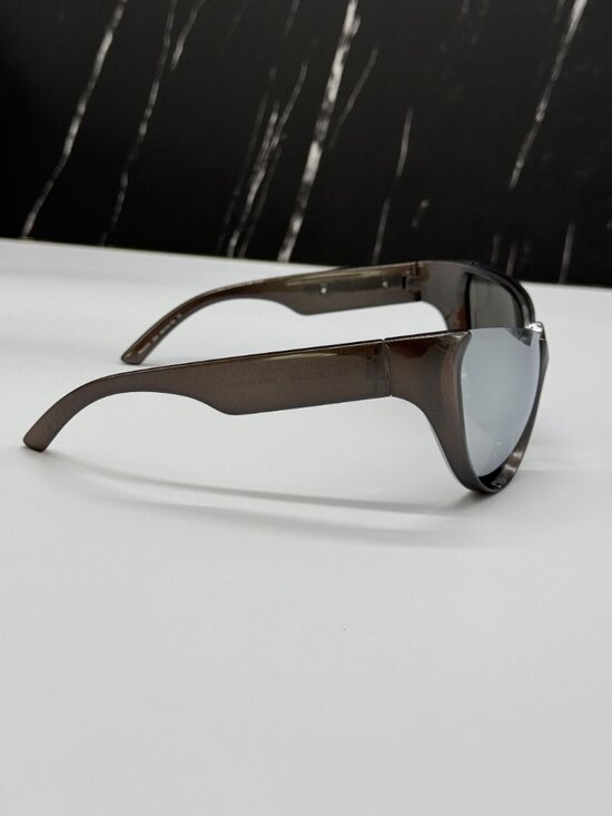 NEW BALENCIAGA BB0201S 002 BROWN OVERSIZED WOMEN SUNGLASSES BALENCIAGA EYEWEAR main image 9